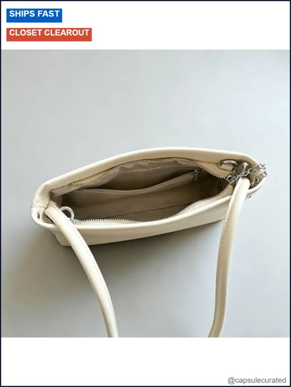 Mini Hobo Bag Faux Leather Underarm Shoulder Purse with Zipper